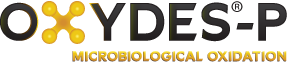 Logo de Oxydes-P, oxidante en polvo para regenerar Catalytic Carbon