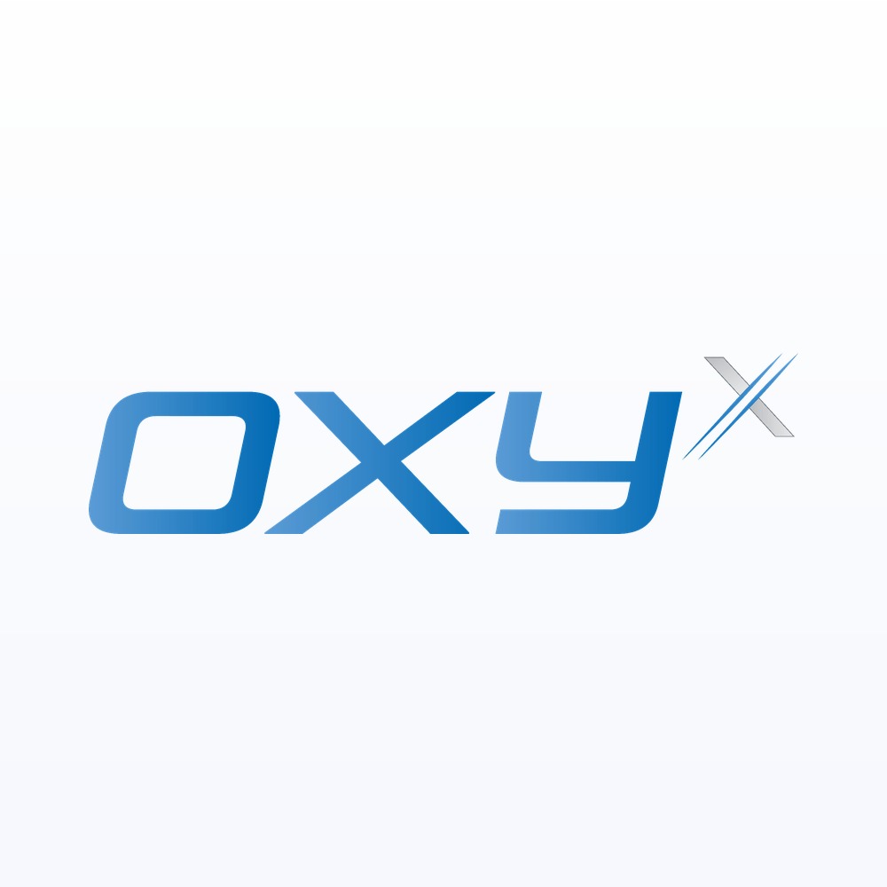 OXY-X: logotipo oficial del oxidante de radicales sulfato Watch Water